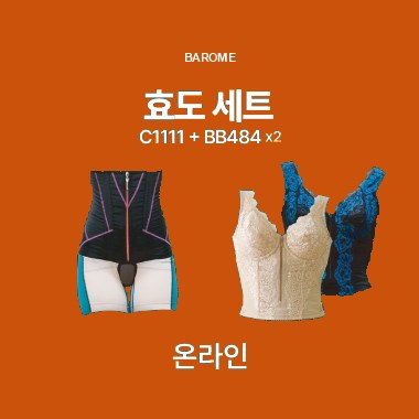 [입는 바른 자세] 효도세트1 - BB484(2개), C111(1개) - 총 3개